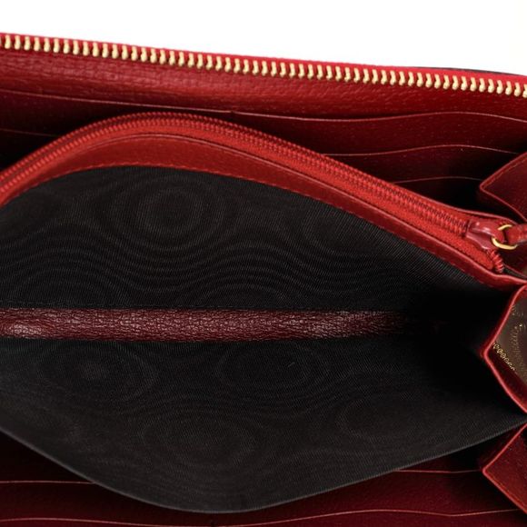 Gucci Zip Around Wallet Tian Print GG Coated Canvas Brown, Print - Picture 5 of 6